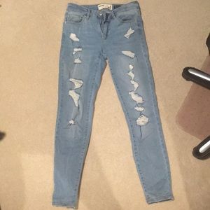 Garage ripped jeans